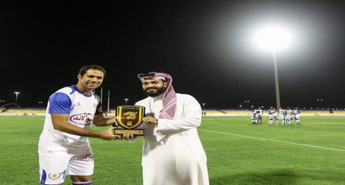 عبدربه ليلا كورة: شكرا للسعودية على تكريمي.. وتبوك خير اعداد للإسماعيلي 